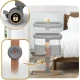 Nukido NK-243 Foldable Bedside Sleeper Cot with Adjustable Height