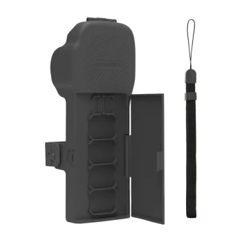 Sunnylife Protective Case with Strap and Lanyard for Osmo Pocket 3 (Gray)