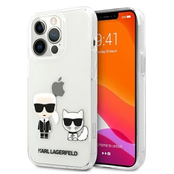 Karl Lagerfeld Karl & Choupette Case for iPhone 13 Pro Max - Transparent