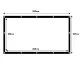 Maclean MC-167 Projection Screen 150\" 16:9 330x187cm