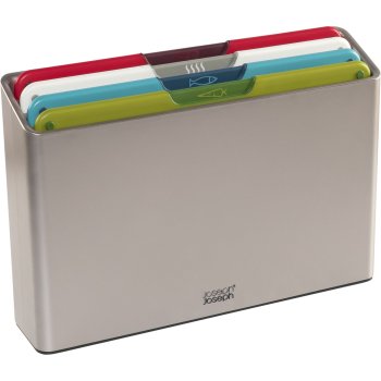 Joseph Joseph Folio Icon 4-Piece Chopping Board Set, Regular