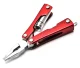Mini 6-in-1 Multitool with Flashlight and Case, Red