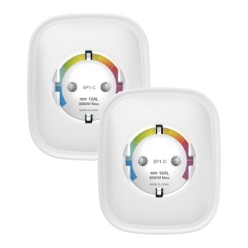 Gosund SP1-HE Smart WiFi Plug 2-Pack (Apple HomeKit, 16A)