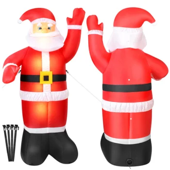 Inflatable Santa Claus Zortiva with LED Lighting 180 cm IP44