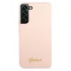 Guess Silicone Script Case for Galaxy S22+ S906, Pink