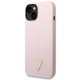 Guess Silicone Triangle Case for iPhone 14 Plus - Violet