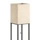Floor Lamp with Shelves Standing Reading Light E27, 160cm, black