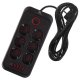 Maclean MCE391 B Power Strip, 6 Sockets, 4x USB-A, 1x USB-C, 2500W, 3m, Black