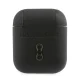 Mercedes Electronic Line Case for AirPods 1/2 Natural Leather - Black