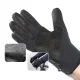 Touchscreen Winter Sports Gloves, Size L, Non-Slip, Black