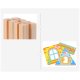 Bērnu Rotaļu Spēļu Leļļu Koka Māja - Konstruktors ar Aksesuāriem, 268 detaļas | Wooden Building Blocks Doll...