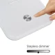 Maclean MCE616 W LED Desk Lamp with Qi Wireless Charger, 9W, White
