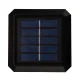 GreenBlue GB128 WW Solar LED Post Cap Light, 100x100mm, 3200K, Black