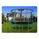 Neo-Sport NS-14C181 Garden Trampoline 435 cm (14ft) with Inner Net, Green