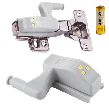 Cabinet Hinge Light with 3 LEDs Grey