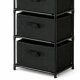 Fabric Dresser with 4 Drawers, Tall Storage Organizer Tower for Bedroom & Closet