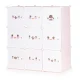 Modernhome Modular Children\'s Shelving Unit, 9 Shelves, Pink