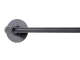 Wall-Mounted Hanger for Slippers and Towels, Matte Black