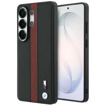 BMW M Perforated Stripe Logo MagSafe Case for Samsung Galaxy S26 Ultra - Red