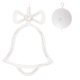 Wall Window LED Light Luminous Christmas Decoration \"Bell\", 19x15cm