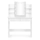 Modernhome Vanity Table with LED Mirror and Drawers