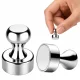 Neodymium Magnets for Fridge and Whiteboard, 16x12 mm, 16 pcs, Silver