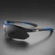 Rockbros 10007 Polarized Cycling Glasses (Black/Blue)