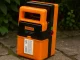 Portable Electric Camping Shower with USB Pump, Orange/Grey
