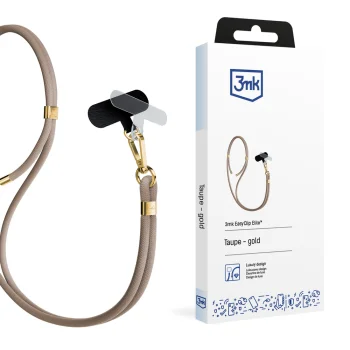 3mk EasyClip Elite Smartphone Lanyard, Beige