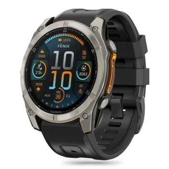 TECH-PROTECT SILICONE GARMIN FENIX 5S / PLUS 6S PRO 7S 8 (43 MM) BLACK