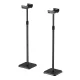 Floor Speaker Stands Set Maclean MC-916, 2 Pack, Adjustable, Max 5 kg, Black