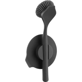 Brabantia Dish Brush with Suction Cup, Dark Grey