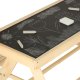 Koka Bērnu Dārza Sols Galds ar Zīmēšanas Tāfeli, 92x78x68 cm | Garden Children\'s Wooden Bench Table