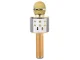 Wireless Karaoke Microphone with Bluetooth Speaker, Echo, and Voice Changer