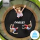 Garden Trampoline with Inner Net and Ladder Neo-Sport 312 cm (10Ft), Orange