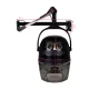 Gabbiano 1600A Wall-Mounted Hair Dryer, Black