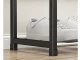 5-Tier Shoe Rack, Black/Silver