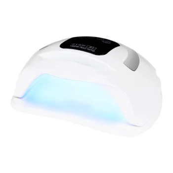 Glow S1 Dual Led UV Nail Lamp 168W, Silver