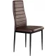 Modernhome Dining Chair Set, 4 pcs, Eco-leather, Brown