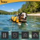 Purlov Dog Life Jacket, Size L, Yellow