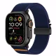 Tech-Protect Nylon Clasp Strap for Apple Watch 44 / 45 / 46 / 49 mm - Navy