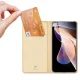 Dux Ducis Skin Pro Flip Wallet Case for Poco M4 Pro 5G, Gold