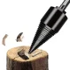 Conical Wood Splitting Drill Bit NZ19, Black