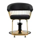 Gabbiano Lille Hairdressing Chair with Hydraulic Lift Black/Gold