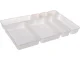 Modular Cutlery Drawer Organizer XXL, 8 Pieces, White/Grey