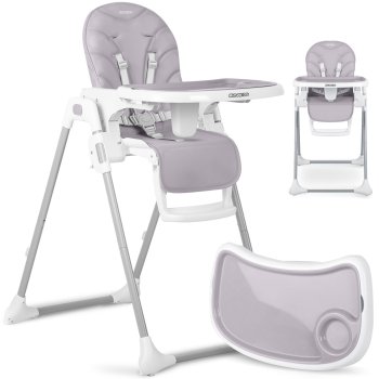 Ricokids Tulo Adjustable Folding Baby High Chair, Heather