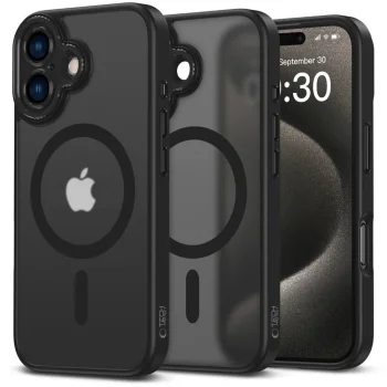Tech-Protect iPhone 16 Case MagCam MagSafe, Semi-Transparent