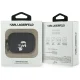 Karl Lagerfeld Silicone Karl & Chaupette Head 3D Case for AirPods Pro 3, Black