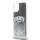 DKNY iPhone 11 / Xr Case Liquid Glitter Big Logo, Black