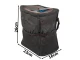 Car Mini Trash Can / Organizer with LED Light, Black